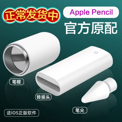 代笔盖替换pencil笔尖转换头一二笔配件idpencil笔尖套笔帽充电pencil2代笔头转接头1代充电