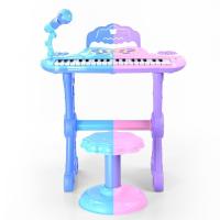 儿童电子琴女孩初学者入门小钢琴带话筒宝宝可弹奏音乐玩具3-6岁1