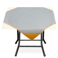 麻将桌布家用加厚麻将垫1米皮正方形麻将布桌布带兜垫子带兜|颜色随机发