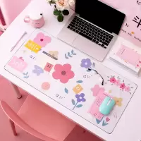 鼠标垫大ins风可爱桌垫少女心电脑多功能学生创意桌面鼠标垫