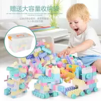 儿童积木大号玩具 电动轨道车 积木拼装早教玩具