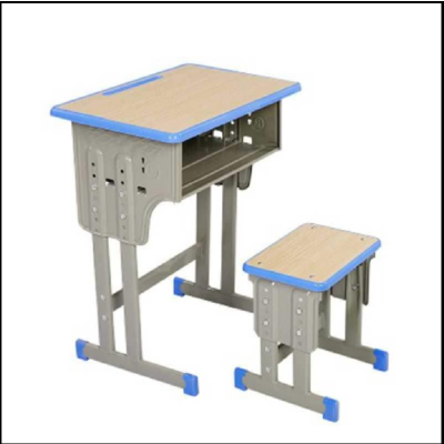 致恒华木钢木单人课桌椅凳可选ZHHM-X002(双柱)