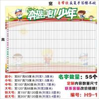 班级文化墙贴教室评比栏定制小学生班级教室布置装饰文化墙贴纸评比栏背书表小组评比 H9-1 超大