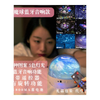 情人节生日纪念照片订制旋转木马水晶球音乐盒八音盒小女孩生日女生天空之城投影公主 【蓝牙音箱款】+6个图案+充电+可旋转