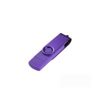 紫色 32GB[送礼包]豪华版|手机电脑两用u盘128g车载音乐mp3/4优盘64g32g16g广场舞u盘T8