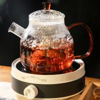 电陶炉煮茶家用茶炉小型煮茶器玻璃壶蒸茶煮茶器多功能电陶炉|一年换新电陶炉+执手玻璃壶