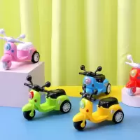 卡通回力车小摩托儿童玩具车无需电池小孩奖品礼物惯性摩托车批发|5个回力小摩托随机发