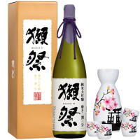 獭祭(DASSAI) 日本原装进口 纯米大吟酿 清酒 23 二割三分 1.8L 带盒