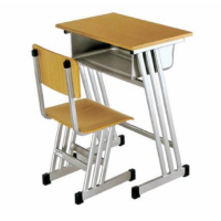 文通学生课椅培训椅HJ-135钢木课椅