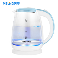 美菱(MELING)MH-1806电热水壶 高硼硅玻璃自动断电快速沸腾可视蓝光