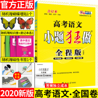 2020新版 高考语文小题狂做全程版 全国卷高考语文 高考模拟题 高考复习资料 高中辅导书 高三高考基础强化冲刺复习辅导