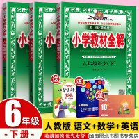 薛金星小学教材全解2020春六年级下册语文数学英语3本人教版课堂同步解读部编版同步训练学习资料包教辅书全套 同步阅读试卷