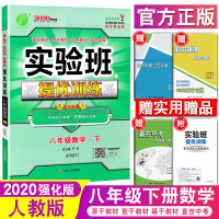 2020版 实验班提优训练八年级下册数学人教版强化版 初中初二8年级下同步练习作业本教辅辅导资料测试题必刷题期中期末总复