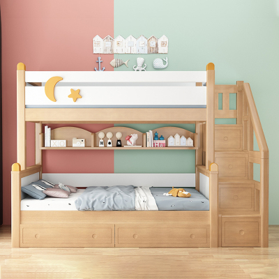 上下床双层床多功能高低床实木子母床大人两层上下木床儿童床