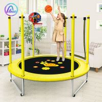 蹦蹦床家用儿童室内宝宝弹跳床小孩健身带网家庭玩具跳跳床