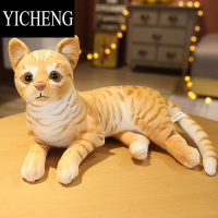 YICHENG仿真猫咪公仔毛绒玩具小猫玩偶布娃娃送儿童女孩宠物安抚抱枕礼物