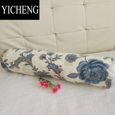 YICHENG圆柱体长条沙发抱枕套糖果形靠垫床头上靠背不含芯靠枕全定做