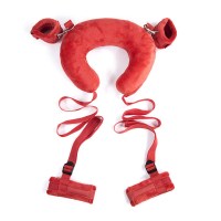吉祥小炮SM道具捆绑式分腿器玩具调情趣用品性工具sp床上用具房趣神器 红色:束缚分腿枕