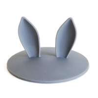 哈曼卡顿音响防尘盖琉璃2二代三代水晶3三代蓝牙音箱防尘罩保护罩|灰色-兔耳朵 直径10厘米