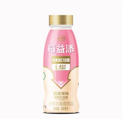 伊利 每益添 活性乳酸菌饮料 百香果 350ml