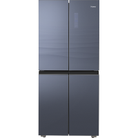 奥马(Homa) 368升十字对开门家用冰箱 一级能效双变频风冷 零度保鲜 玻璃门 星空蓝BCD-368WDG/B（X）