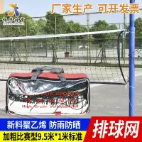 排球网 沙滩比赛专用排球网移动便携式排球网标准排球网9.5*1
