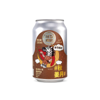 [临期特惠]斑马精酿新品秋姜月啤酒330ml*6罐 季节限定 闸蟹绝配