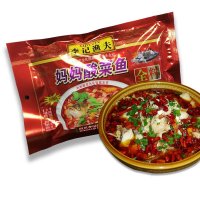 [苏宁易购超市]李记妈妈酸菜鱼全料(香辣味) 320g