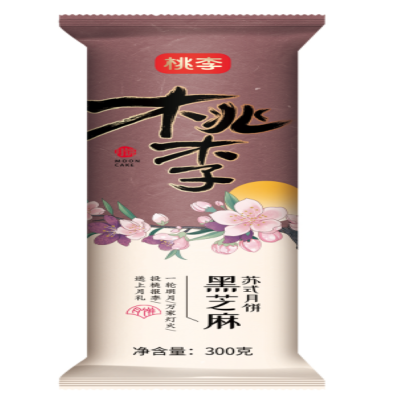 桃李苏式六连包月饼(黑芝麻)300g