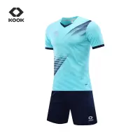 KOOK足球运动套装定制短袖球衣印字成人足球队训练服儿童足球服套装男