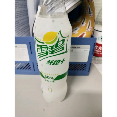 雪碧纤维+柠檬味汽水500ml(可口可乐出品)