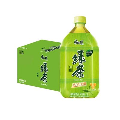 【整箱】康师傅绿茶1L*13瓶