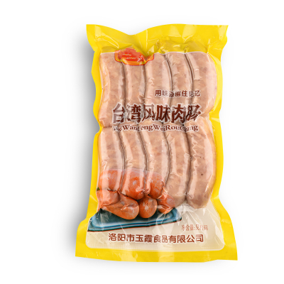 火山石烤肠黑胡椒烤肠纯肉制作台湾热狗地道香肠火腿肠10支共600g