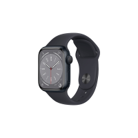 Apple Watch Series 8 GPS版 41mm 手表 午夜色 新品 铝金属表壳 运动型表带2022新款
