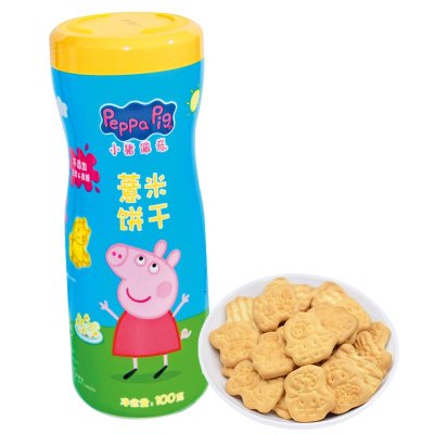 小猪佩奇薏米饼胶罐100g