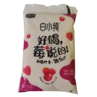 白小纯牛奶180ml(蔓越莓+草莓）