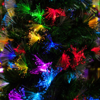 苏宁优购  led光纤花小彩灯闪灯串灯圣诞节树橱窗节日场景布置装饰品星星灯