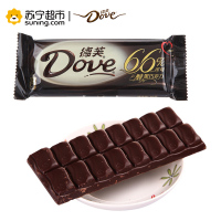 德芙(DOVE)浓醇黑巧克力66%80g排块