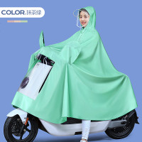 电动自行车雨衣男女骑行专用单人长款全身时尚防暴雨新款雨披