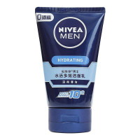 妮维雅(NIVEA)男士水活多效洁面乳100g(新老包装 随机发放)洗面奶 护肤化妆品
