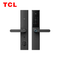 TCL-S10 秒开半导体指纹锁 WIFI智联 NFC 全兼容手机远程智能锁 门锁 曜石黑 S10