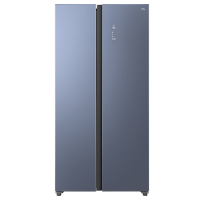 TCL 610升 大容量对开门冰箱 超导速冷铝盘 干湿分储 母婴智能冰箱 R610P10-S晶釉蓝