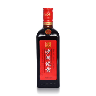 沙洲优黄精品三年陈半干型黄酒510mL*8瓶