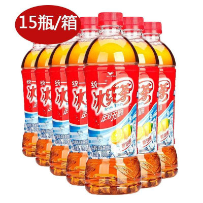 统一（GS）小冰红茶 500ml*15瓶/箱 青春无极限 整箱装