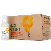 农夫山泉 水溶C100（柠檬）混合果汁445ml*15瓶 整箱