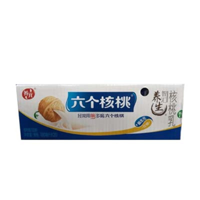 六个核桃180ml*20罐/箱 植物蛋白饮品核桃乳饮料