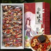 红糖姜枣茶黑糖玫瑰花枸杞桂圆茶500克/盒 h
