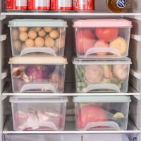 保鲜盒透明带盖家用塑料方形食品级收纳密封微波炉水果冰箱储物盒