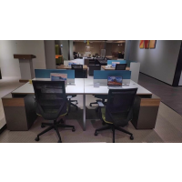 办公家具 职员桌办公桌 员工办公桌组合 简约现代屏风卡位2/4/6人位员工桌 GY-B2612