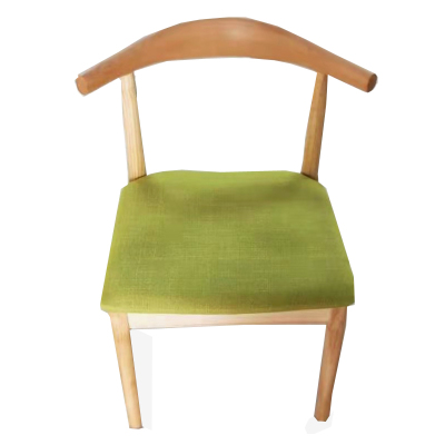 东业家具 餐椅实木椅子 C-025 (实木牛角椅)